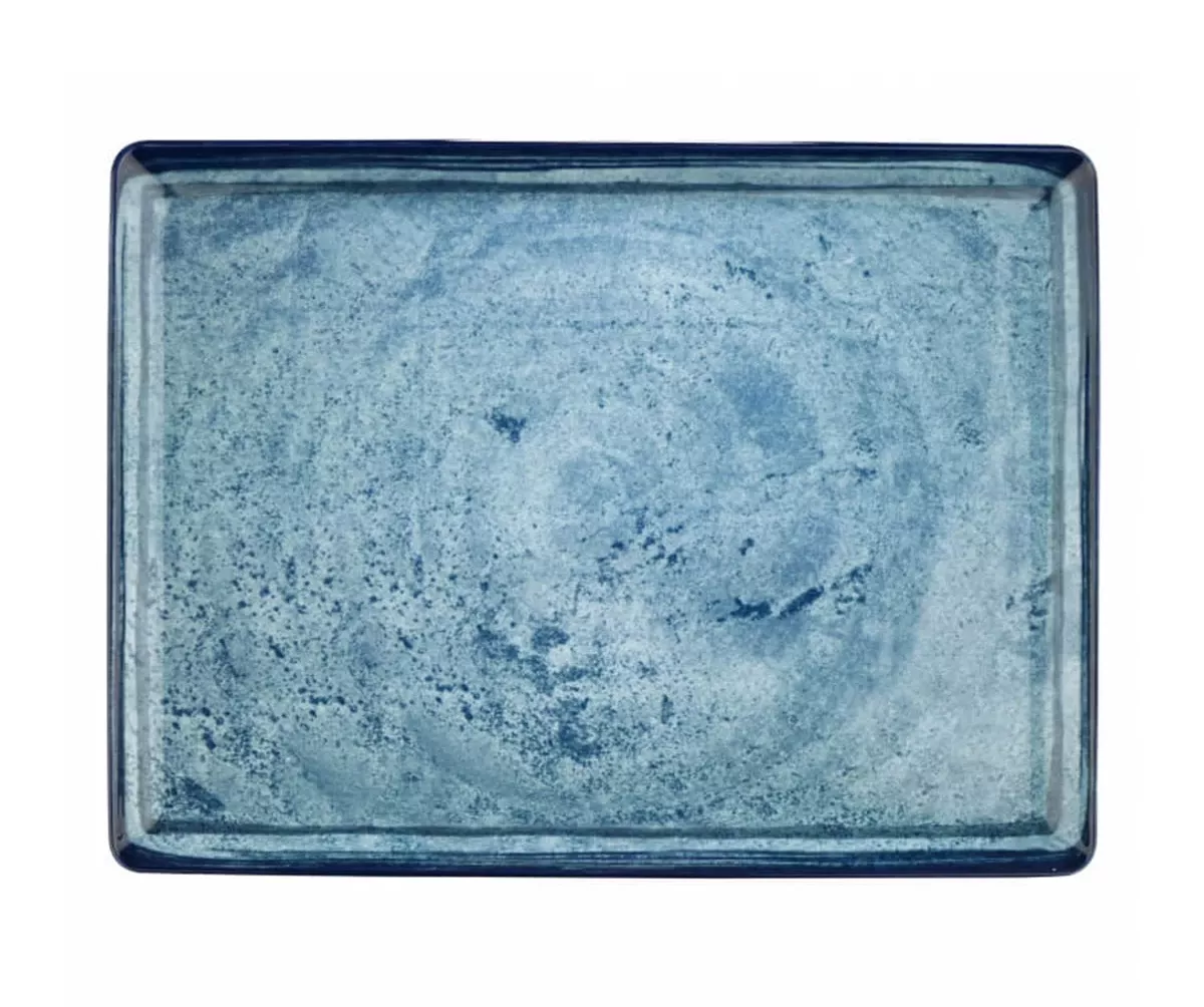 Тарелка плоская KUTAHYA CORENDON Blue Stone BNTAN27x20DU890003, 27x20 см
