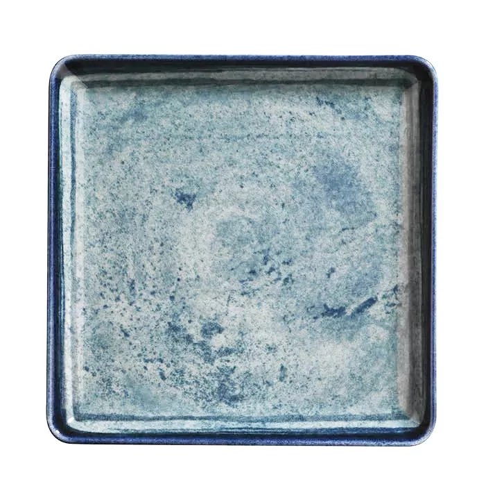 Тарелка плоская KUTAHYA CORENDON Blue Stone BNTAN27DU890003, 27x27 см