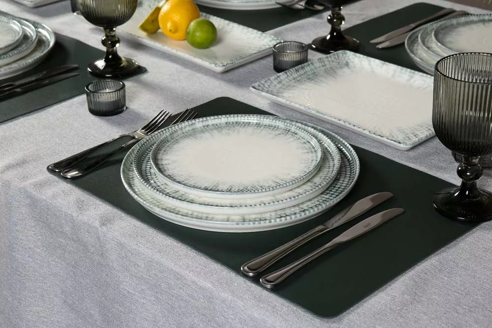Тарелка плоская KUTAHYA CORENDON Iceberg BNTAN35x26DU891311, 35x26 см