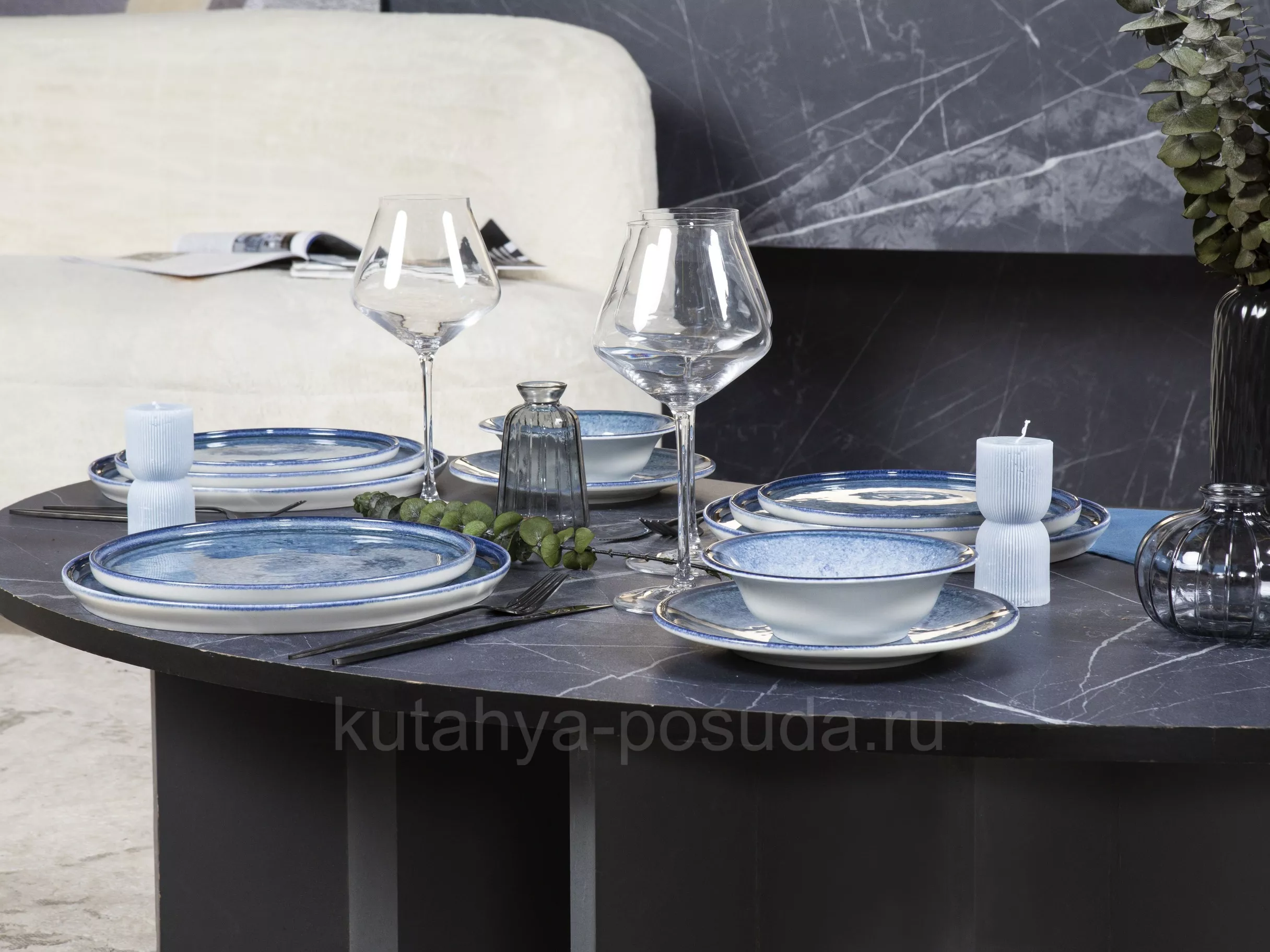 Салатник KUTAHYA CORENDON Blue Stone BNFO16KK890003, 16 см