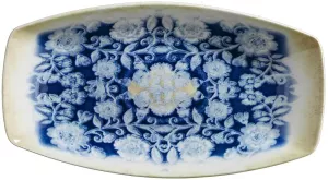 Блюдо KUTAHYA CORENDON Blue Blanc BNBOH27KY891310, 27x16 см